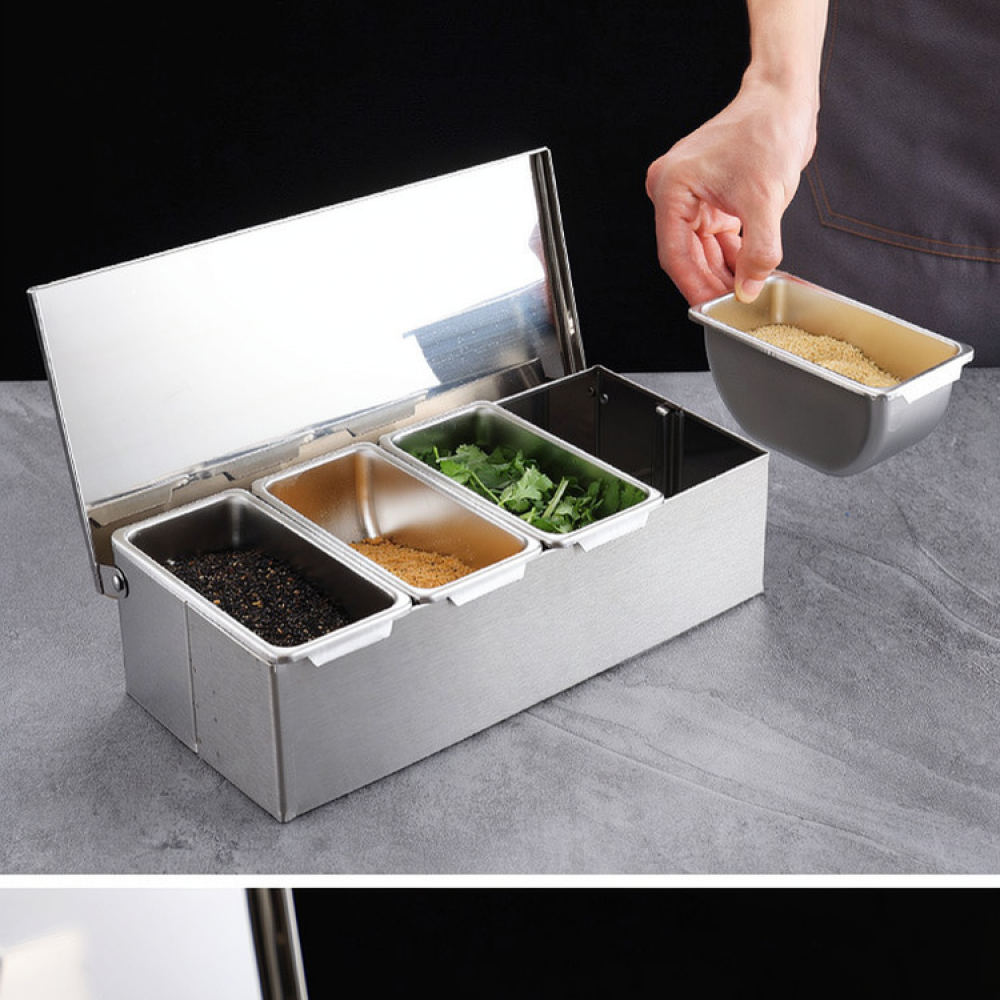 Kitchen Seasoning Organizer Bo - Commercial Kitchen Bin review and price