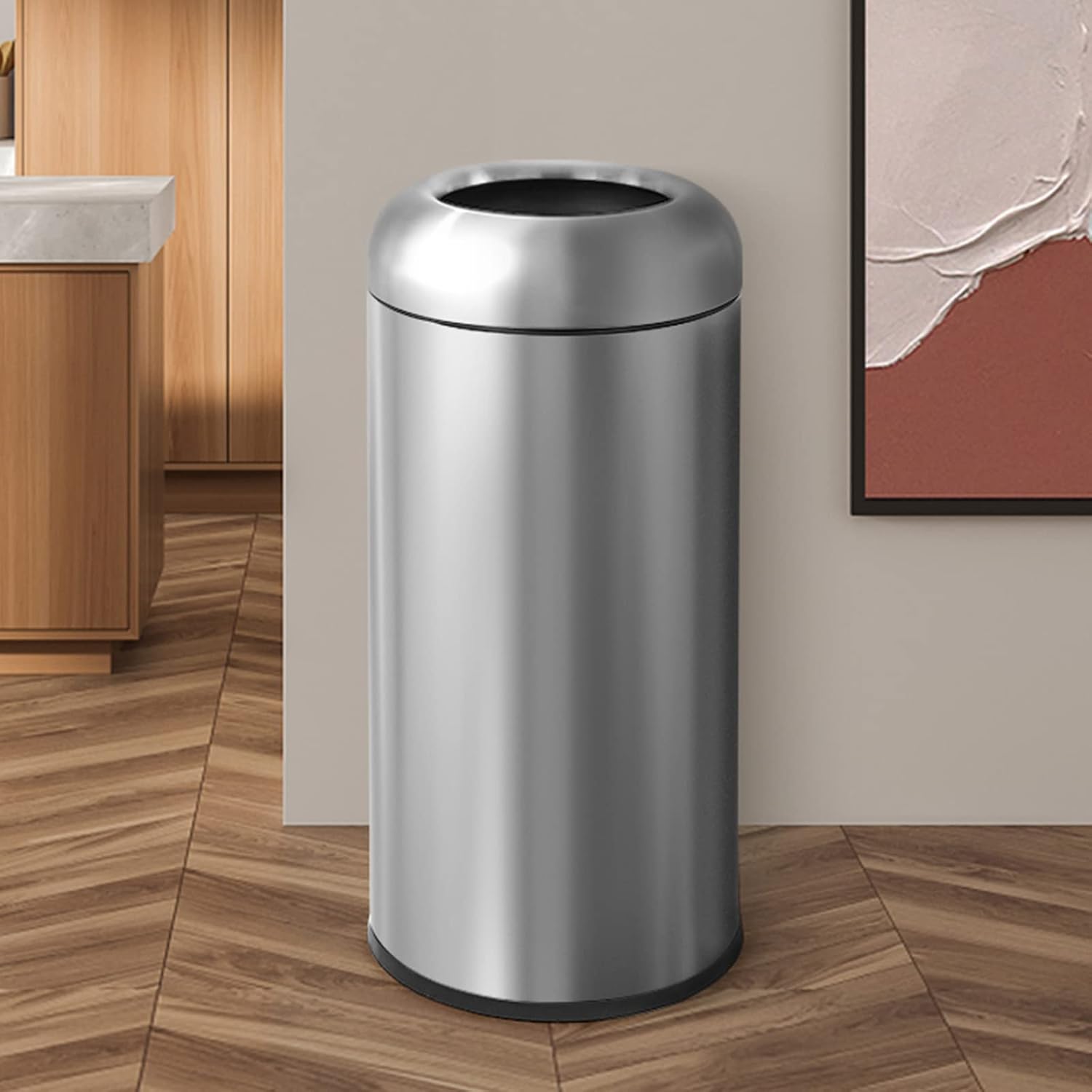 Metallic 16.5‑Gallon Open‑Top  - Commercial Kitchen Bin review and price