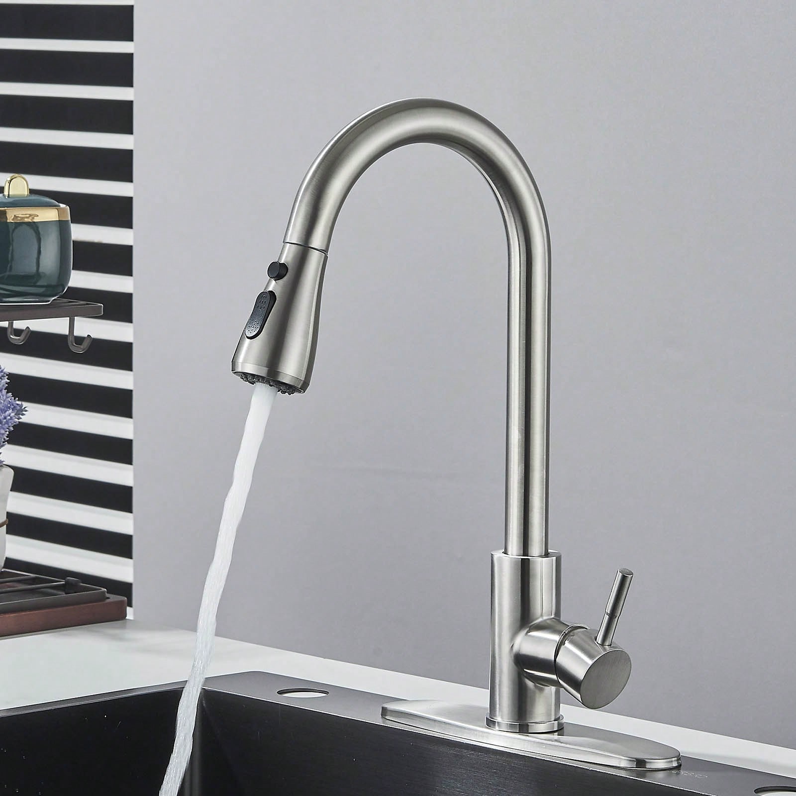 Kitchen Faucet With Pull-Down  - Commercial Kitchen And Bar review and price