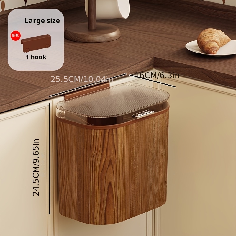 Punch Free Wood Grain Hanging  - Commercial Kitchen Bin review and price