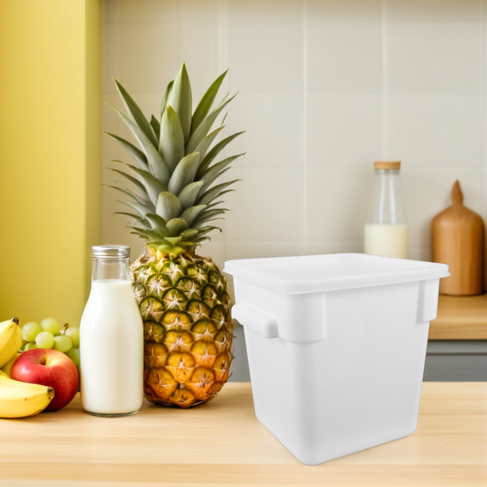 Plastic Square Commercial Stor - Commercial Kitchen Bin review and price
